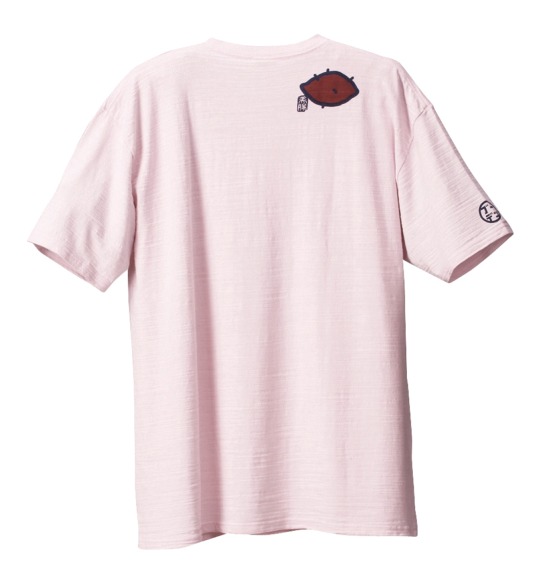 豊天 和柄 Tシャツ(半袖) ライトピンク