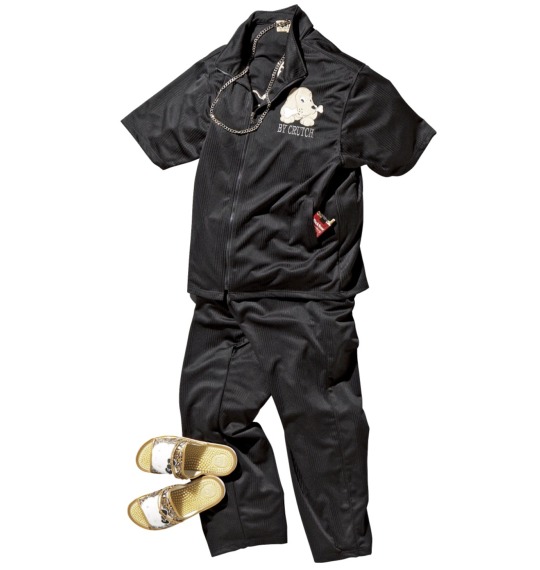 GALFY ジャージセット(半袖) ブラック