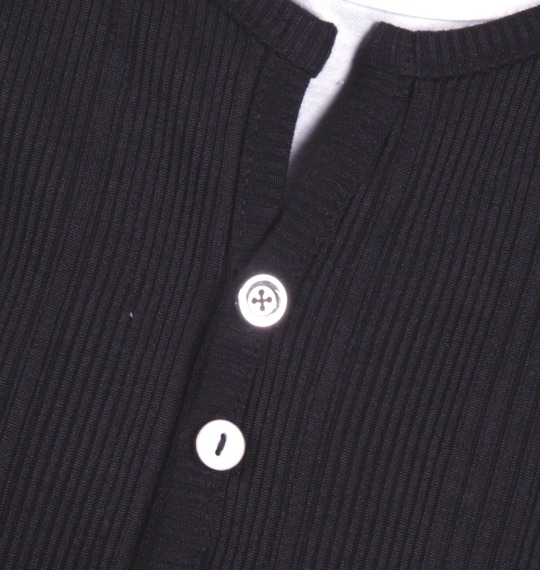 Pincponc ヘンリーTシャツ半袖 ブラック