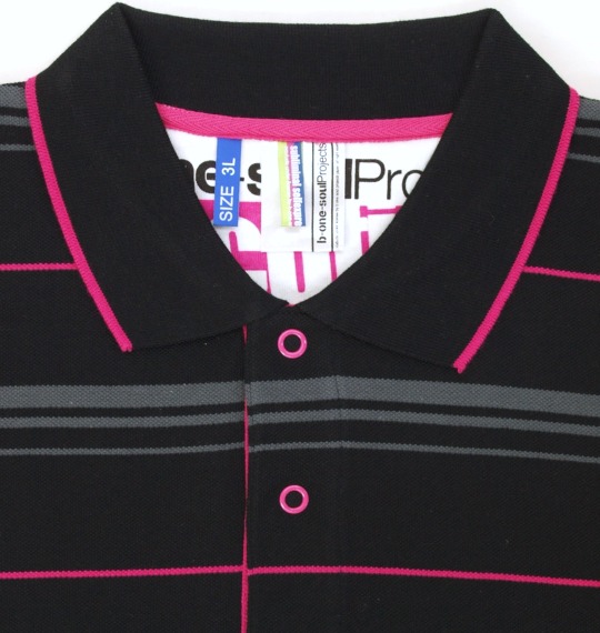 b-one-soul ポロシャツ半袖 ブラック