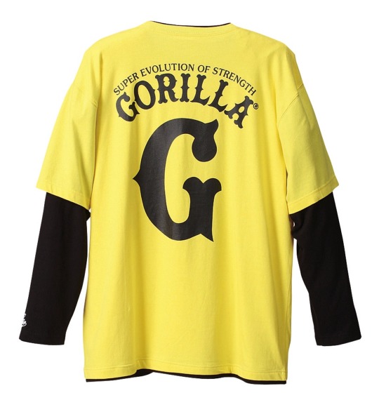 Gorilla Tシャツ イエロー×ブラック