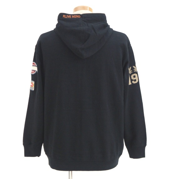 LIFE GUARD ジップパーカー ブラック