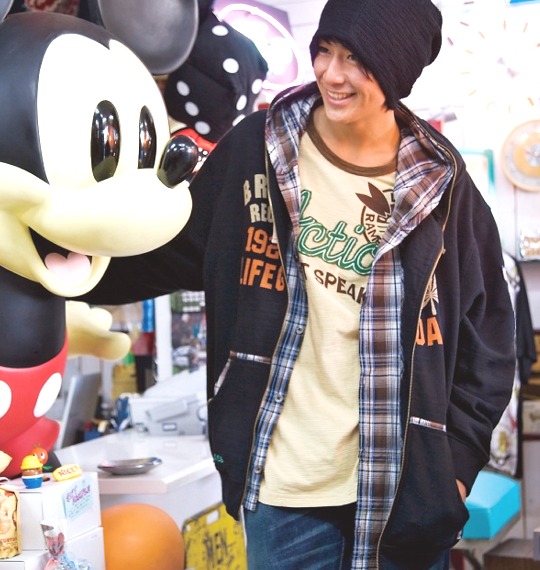 LIFE GUARD ジップパーカー ブラック