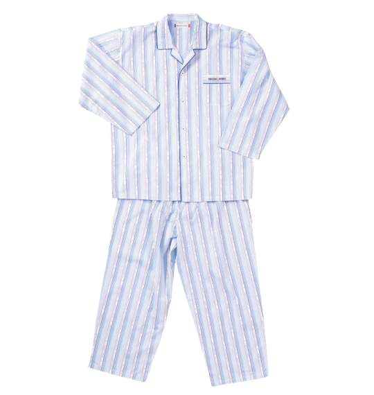 PERSONS SPORTS パジャマ(長袖) ブルー×ホワイト