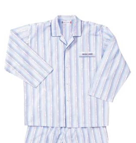 PERSONS SPORTS パジャマ(長袖) ブルー×ホワイト