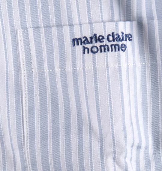 marie claire homme パジャマ(長袖) ブルーグレー