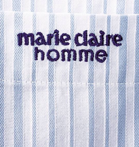 marie claire homme パジャマ(長袖) ブルーグレー
