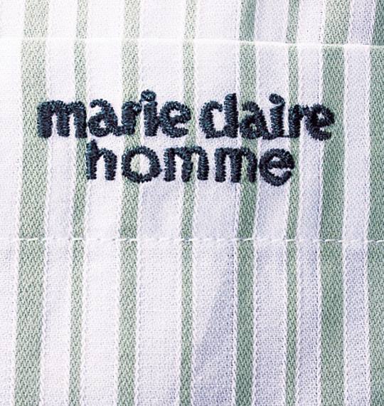marie claire homme パジャマ(長袖) グリーン