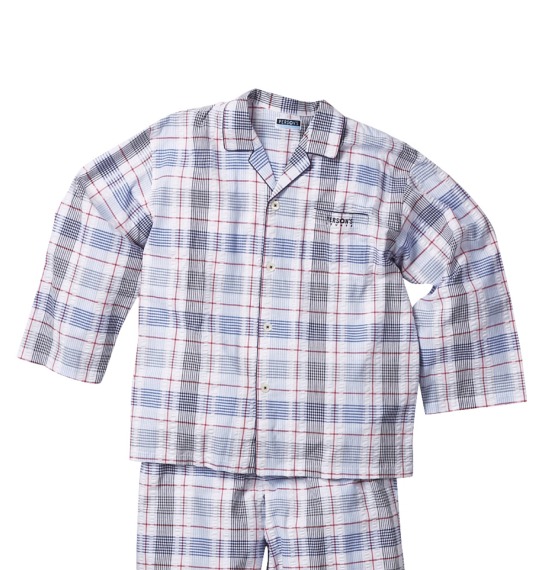 PERSONs SPORTS パジャマ(長袖) ブルーグレー系