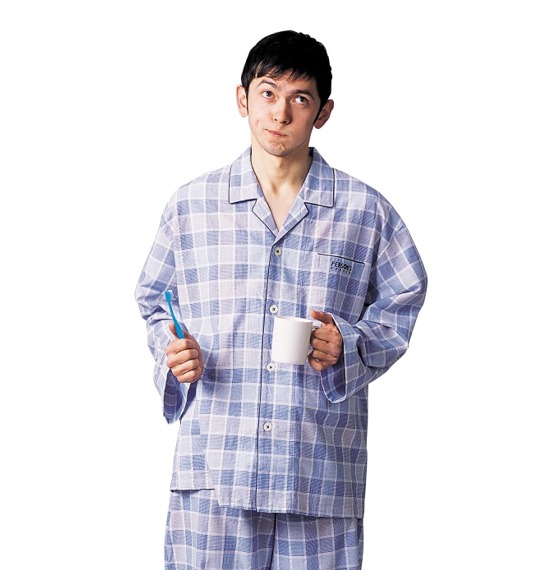 PERSONs SPORTS パジャマ(長袖) ブルー系