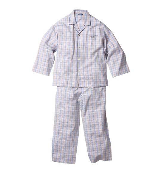 PERSONs SPORTS パジャマ(長袖) オレンジ×ブルー