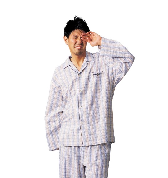 PERSONs SPORTS パジャマ(長袖) オレンジ×ブルー