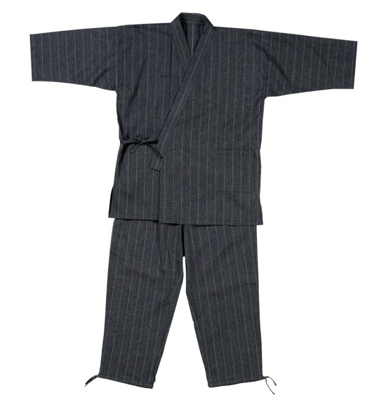  作務衣 グレー系