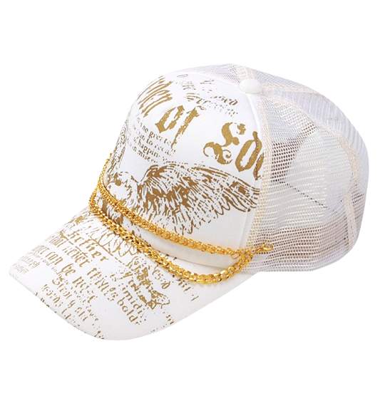 LUVGUN チェーン付キャップ ホワイト