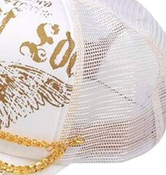 LUVGUN チェーン付キャップ ホワイト