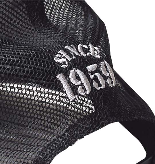 ALPHA INDUSTRIES ダメージ加工キャップ 迷彩柄×ブラック