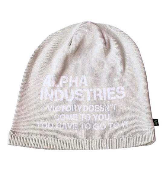 ALPHA INDUSTRIES 抜染ワッチ グレーベージュ