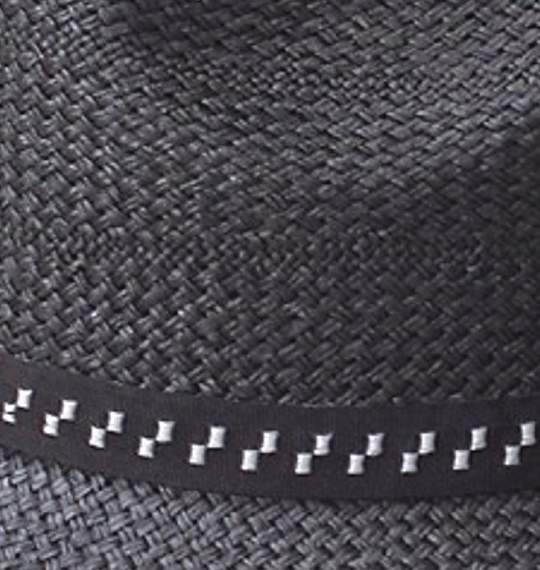  ストローハット ブラック