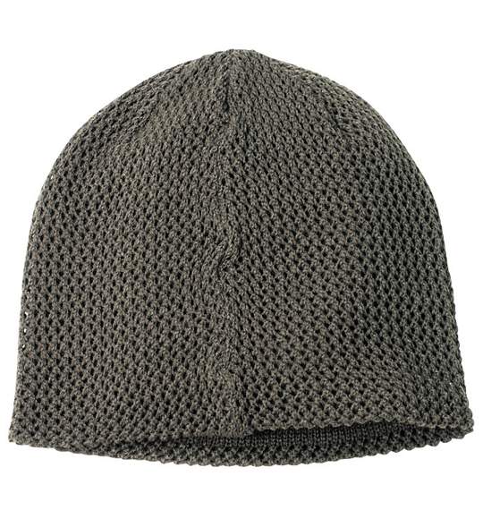  メッシュ編ビーニー カーキ