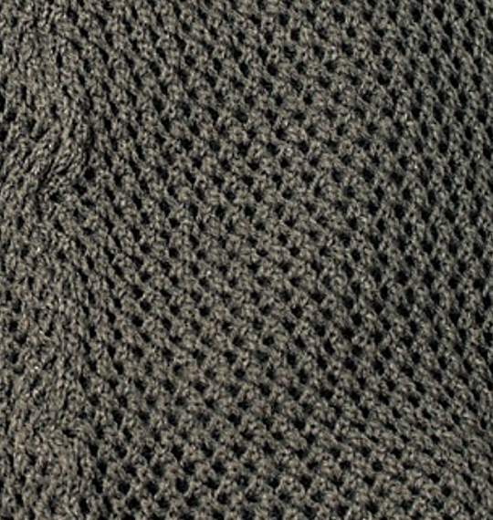  メッシュ編ビーニー カーキ