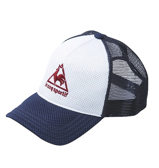 LE COQ SPORTIF メッシュキャップ ネイビー×ホワイト