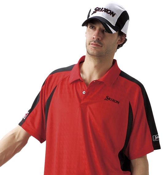 SRIXON ソフトバイザーキャップ ホワイト×ブラック