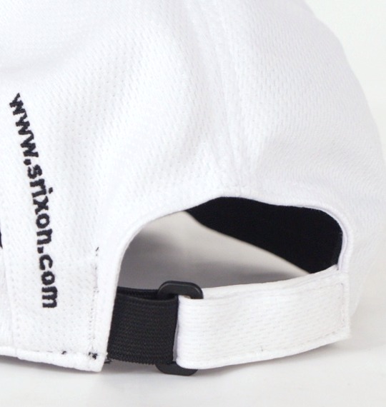 SRIXON ソフトバイザーキャップ ホワイト×ブラック