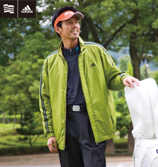 ADIDAS GOLF フルジップジャケット オリーブ