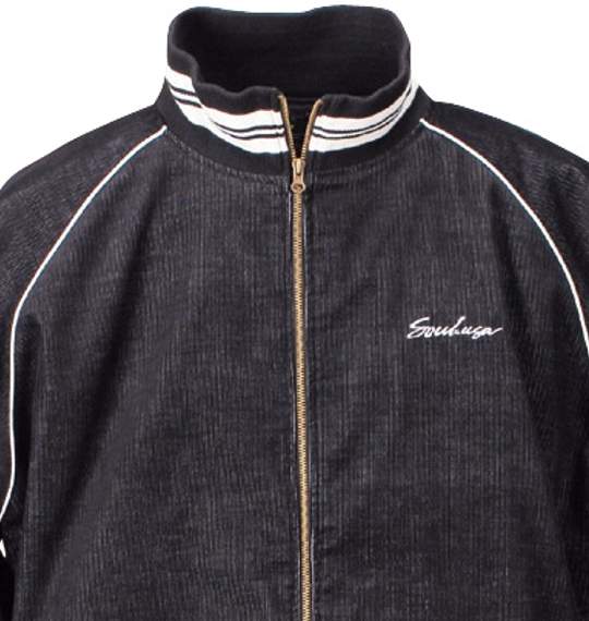 SOUL コーデュロイリブジャケット ブラック