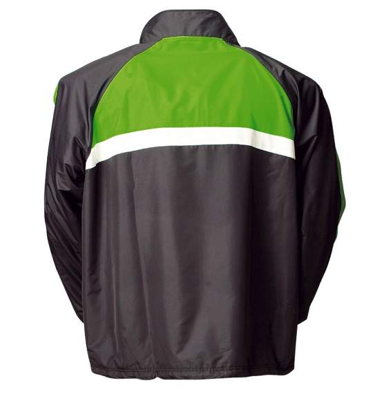 LE COQ SPORTIF ウィンドジャケット チャコール×グリーン