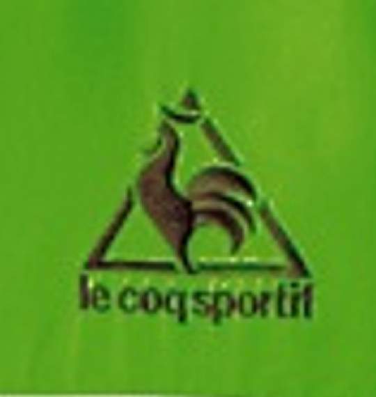 LE COQ SPORTIF ウィンドジャケット チャコール×グリーン