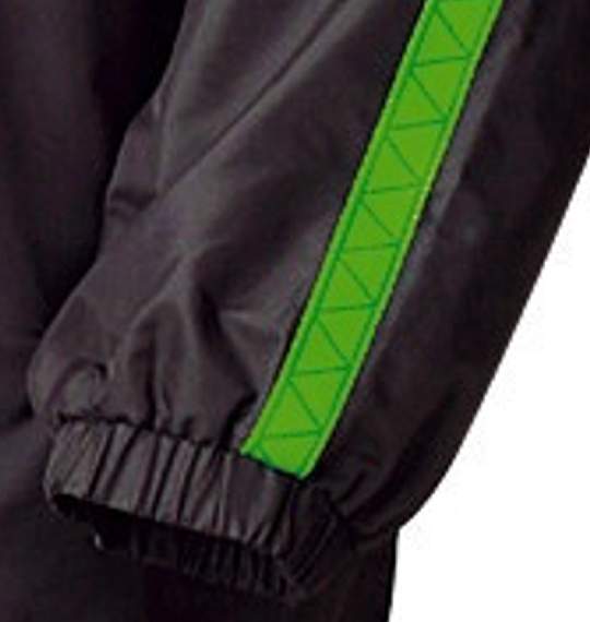 LE COQ SPORTIF ウィンドジャケット チャコール×グリーン