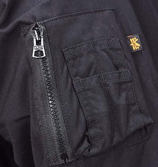 ALPHA INDUSTRIES パーカーブルゾン ブラック