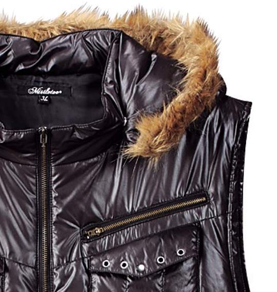 Mistletoe パーカーベスト ブラック