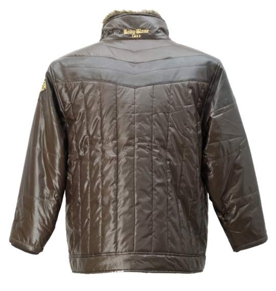 BODY GLOVE PU切替中綿ジャケット ブラウン