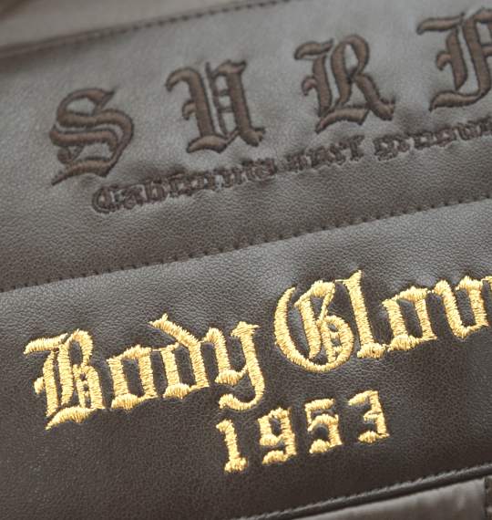 BODY GLOVE PU切替中綿ジャケット ブラウン