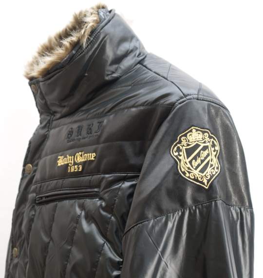 BODY GLOVE PU切替中綿ジャケット ブラック