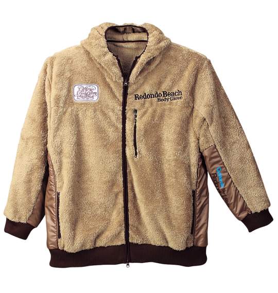 BODY GLOVE ボアフリースパーカー ベージュ
