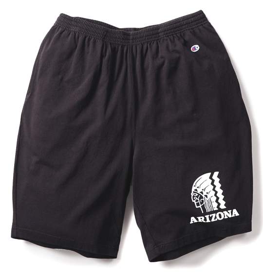 Champion スウェットハーフパンツ ブラック