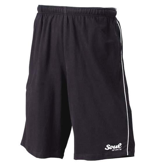 SOUL SPORTS スウェットハーフパンツ ブラック