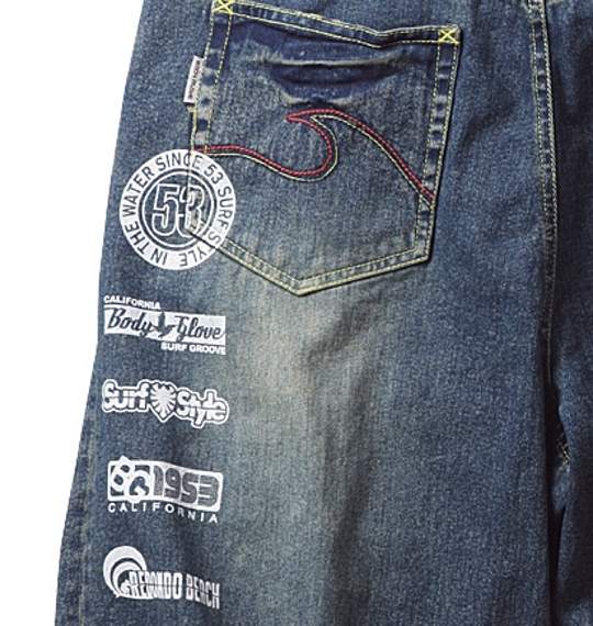 BODY GLOVE デニムハーフパンツ ネイビー