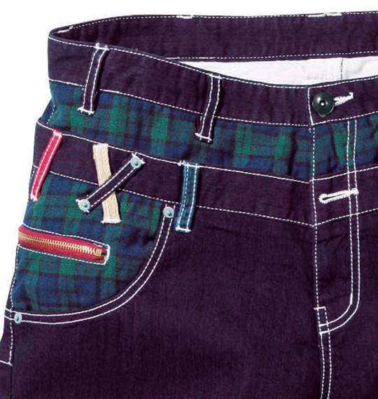 BUNBUSTER Wウエストパンツ パープル