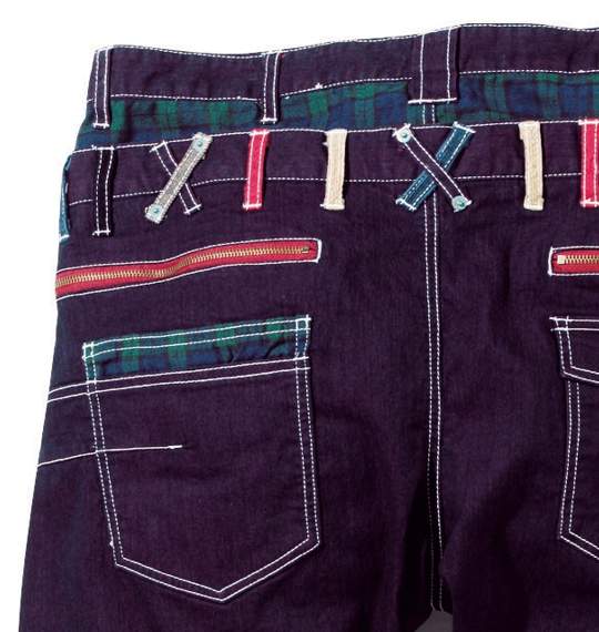 BUNBUSTER Wウエストパンツ パープル