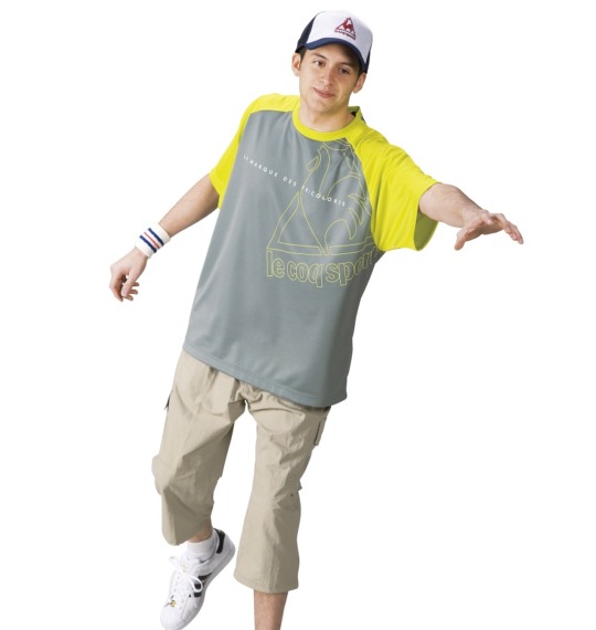 LE COQ SPORTIF 七分丈パンツ グレーベージュ