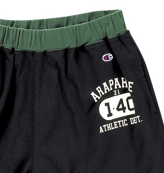 Champion イージーハーフパンツ ブラック