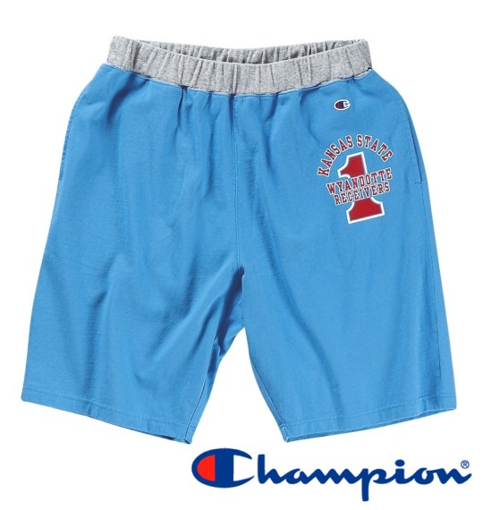 Champion イージーハーフパンツ ターコイズ