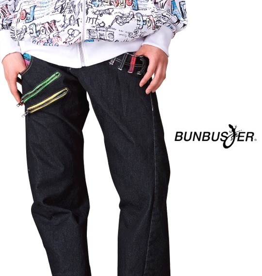 BUNBUSTER デザインパンツ ブラック