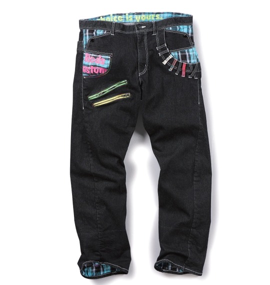 BUNBUSTER デザインパンツ ブラック