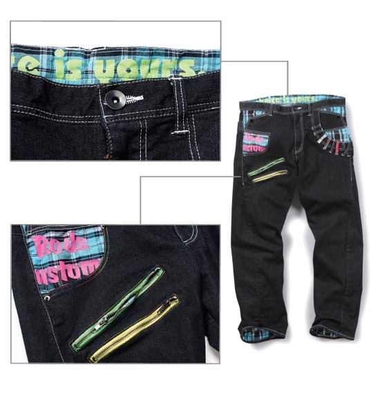 BUNBUSTER デザインパンツ ブラック