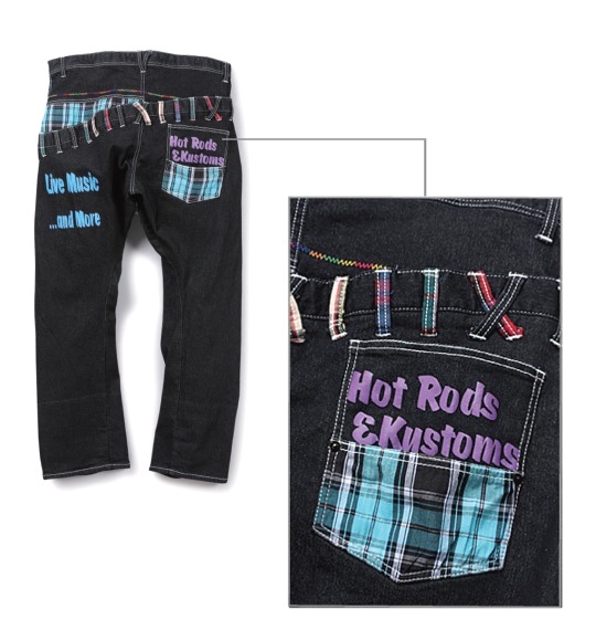 BUNBUSTER デザインパンツ ブラック